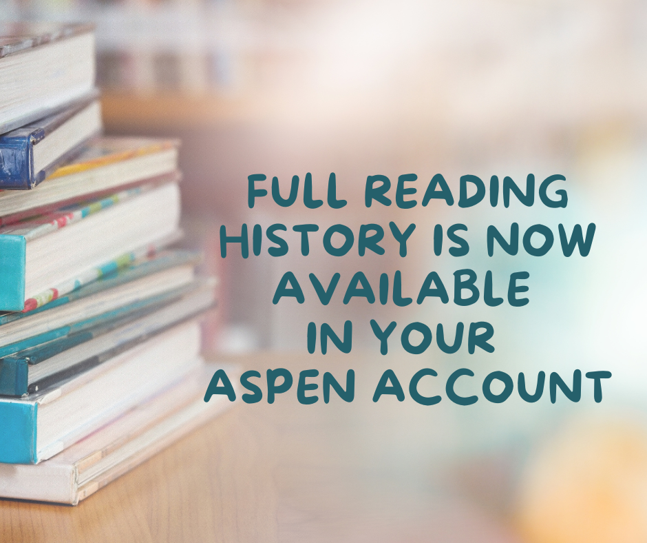 Full Reading History is now available